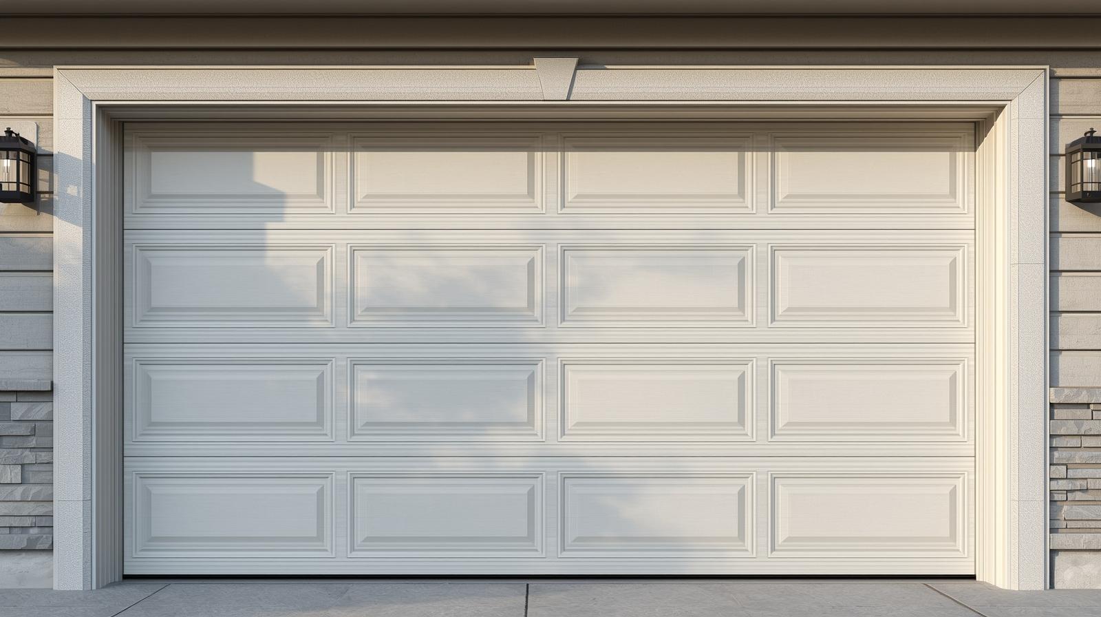Modern sectional garage door